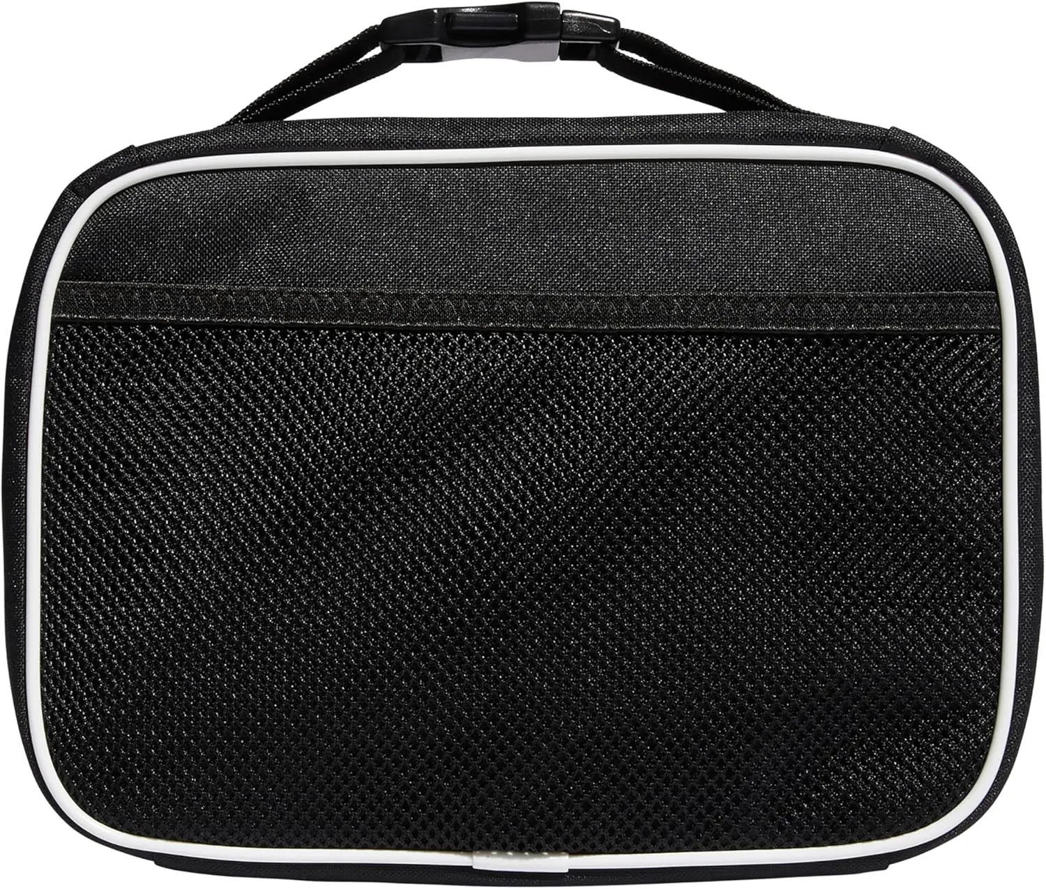 adidas Foundation Insulated Lunch Bag for Men and Women, Black/White, One Size