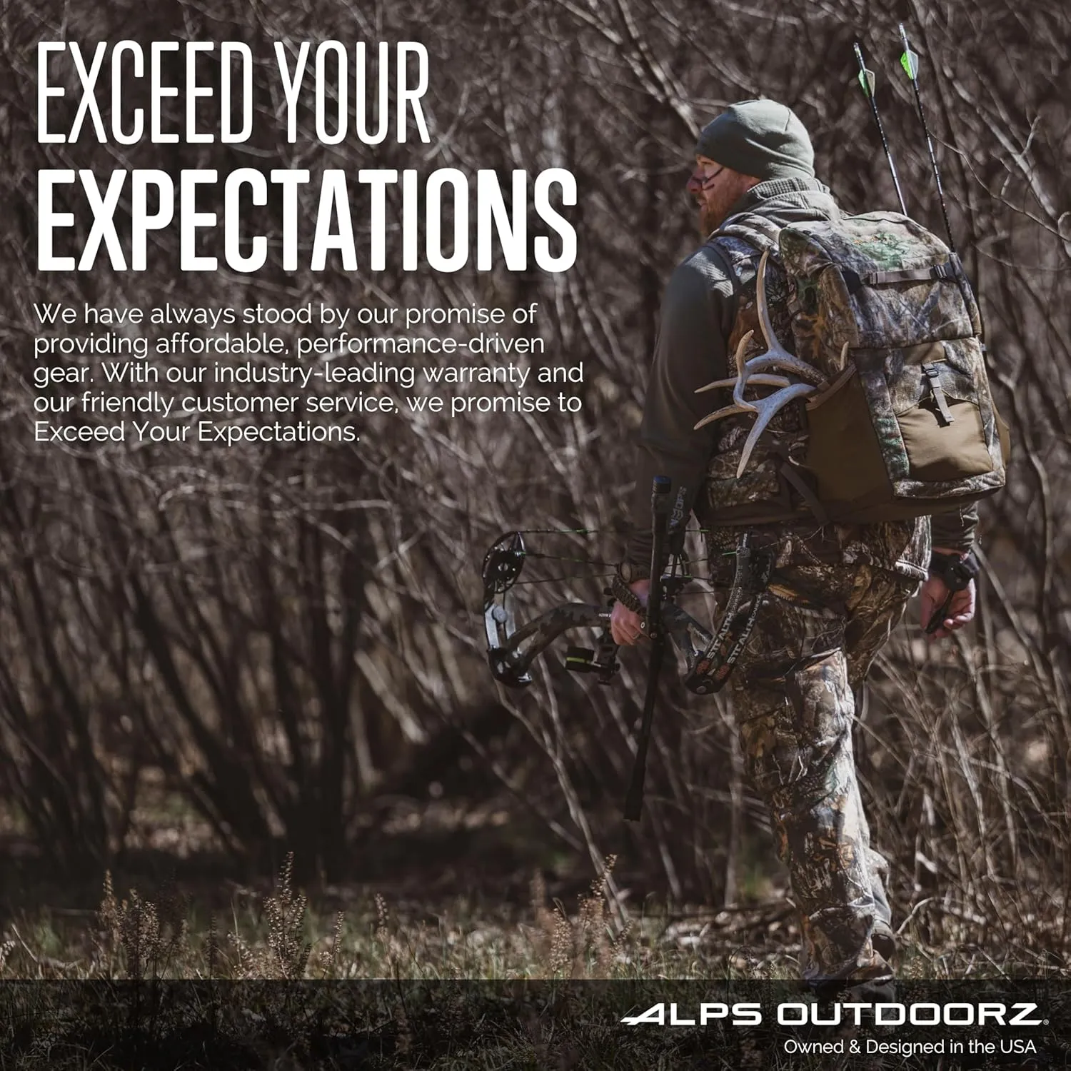 ALPS OutdoorZ Unisex Adult Pursuit Pack, Coyote Brown, 44 L