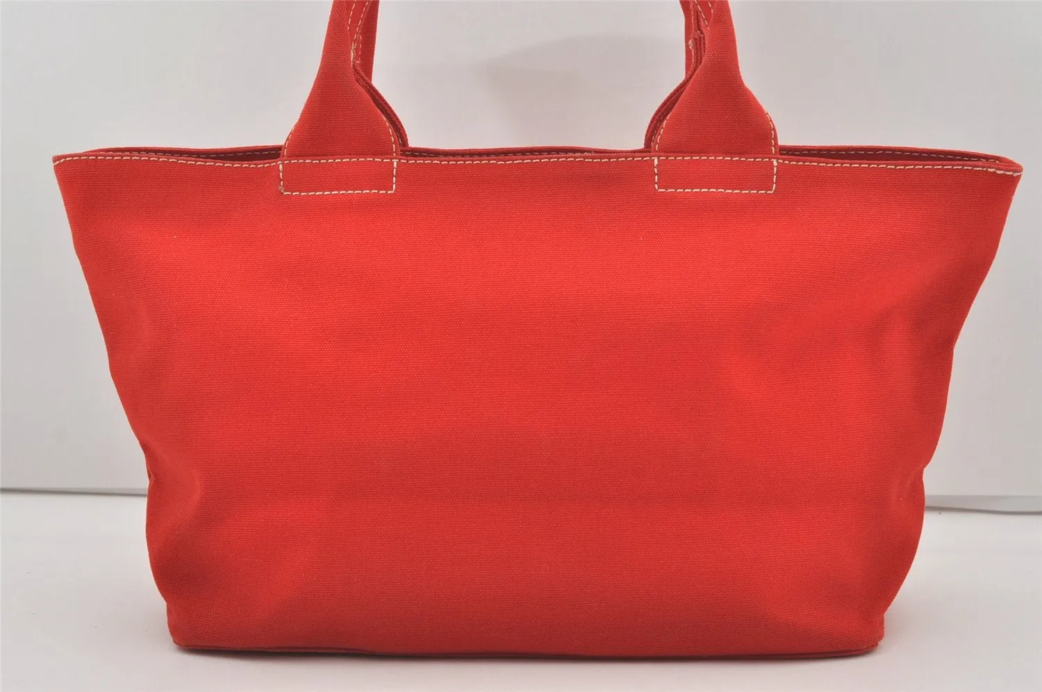Authentic MARC JACOBS Vintage Canvas Shoulder Hand Tote Bag M0001573 Red 4782I