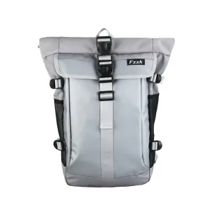 Backpack Curved Edge All-Match Waterproof  Men's Korean-Style Casual Trendy Cool Large-Capacity Bucket Bag College Students Bag