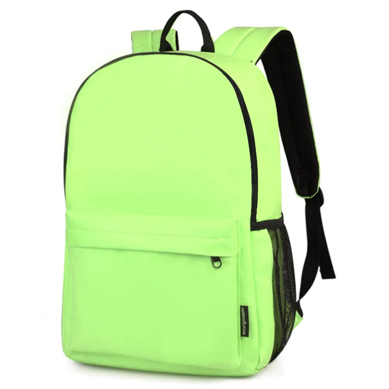 Backpack Men Women Luminous Outdoor Leisure   Korean shoulder bag