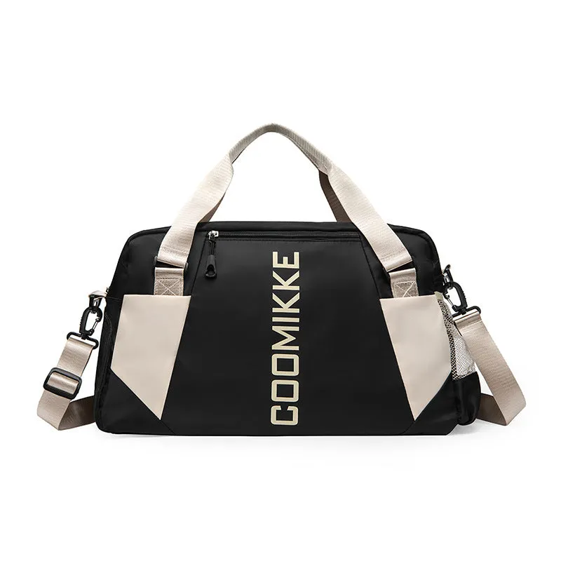 Backpack Travel Bag Large Capacity Shoulder Portable Messenger Bag Dry Wet Separation Gym Bag