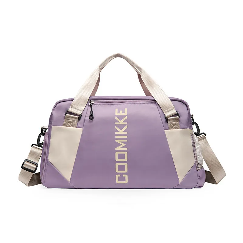Backpack Travel Bag Large Capacity Shoulder Portable Messenger Bag Dry Wet Separation Gym Bag
