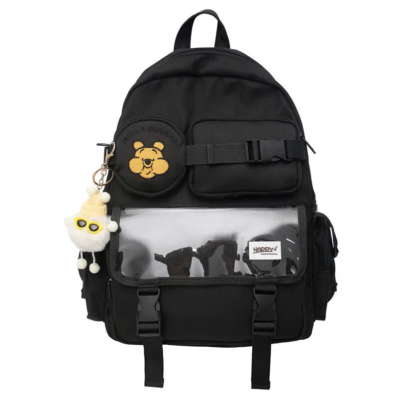 Backpack Women  Fresh Cute Fashion Travel Leisure Junior High School shoulder bag