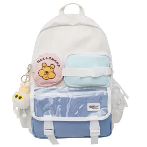 Backpack Women  Fresh Cute Fashion Travel Leisure Junior High School shoulder bag