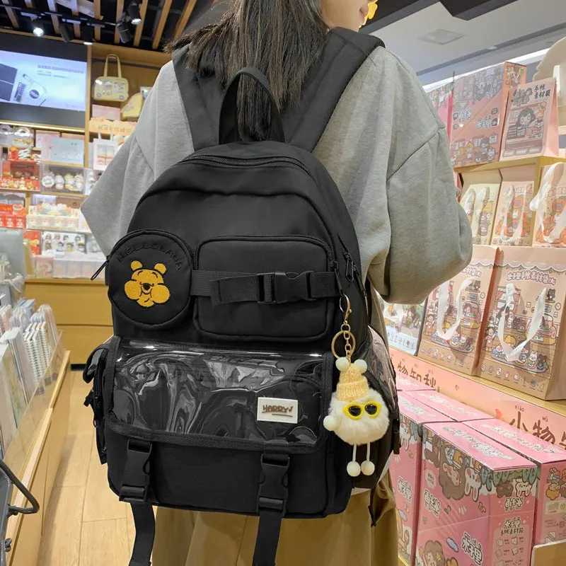 Backpack Women  Fresh Cute Fashion Travel Leisure Junior High School shoulder bag