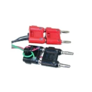 Banana Plug, 2 pin, RED  Used on umbilical. BNP-2