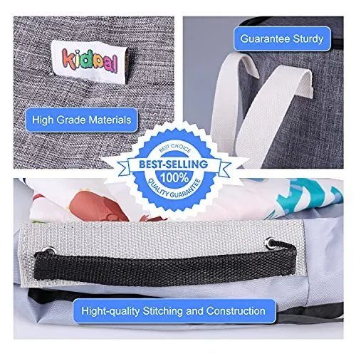 BebiQ Toy Organizers and Storage Baskets with Large Baby Play Mat