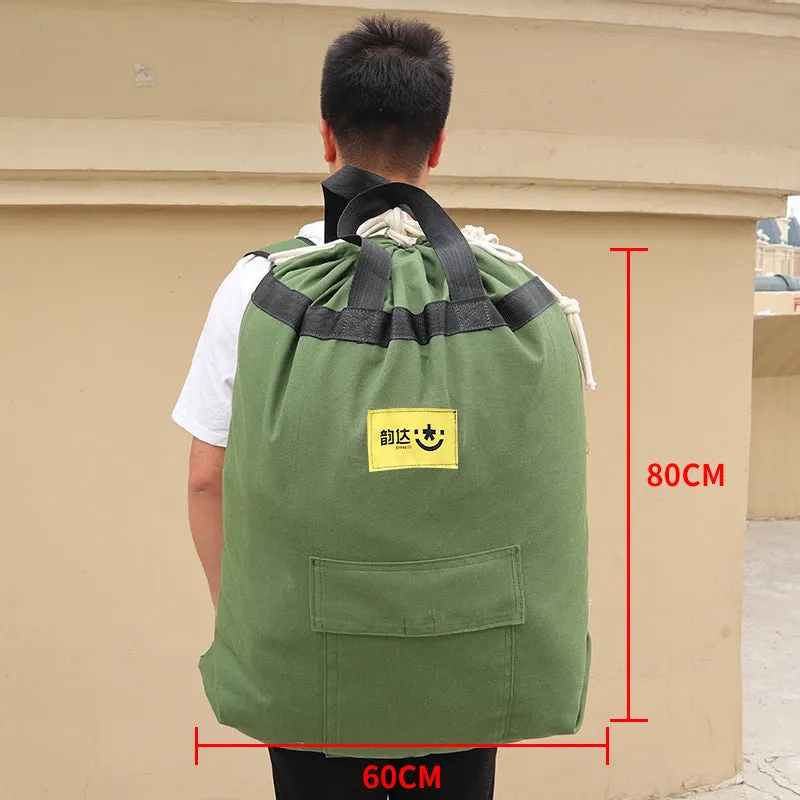 Bucket Backpack Men's Outdoor Camouflage Mountaineering Travel Bag Large Cloth Bag