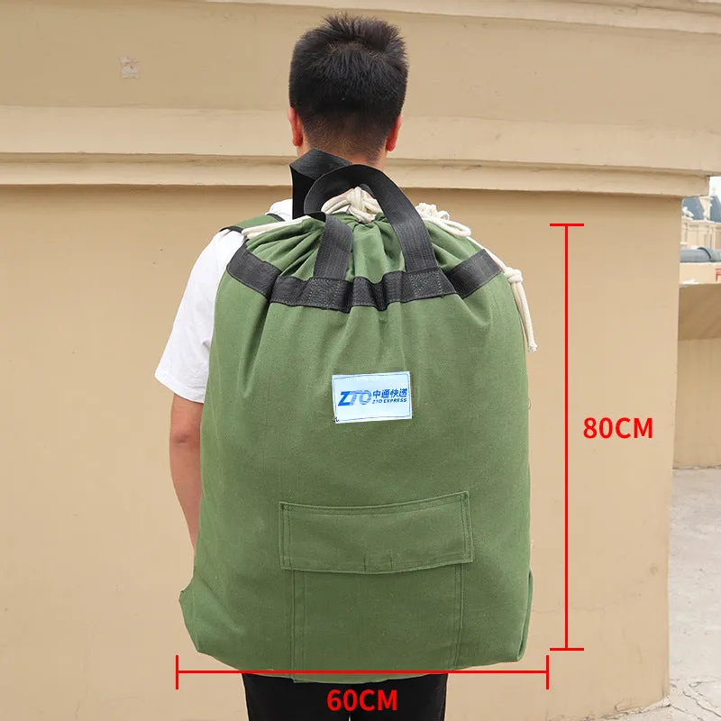 Bucket Backpack Men's Outdoor Camouflage Mountaineering Travel Bag Large Cloth Bag