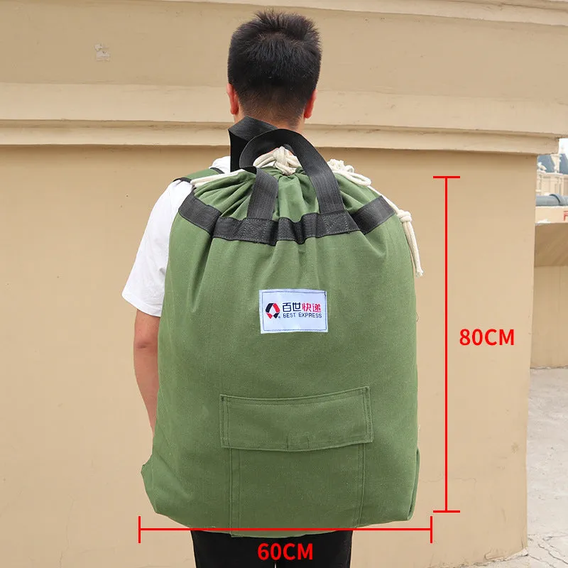 Bucket Backpack Men's Outdoor Camouflage Mountaineering Travel Bag Large Cloth Bag