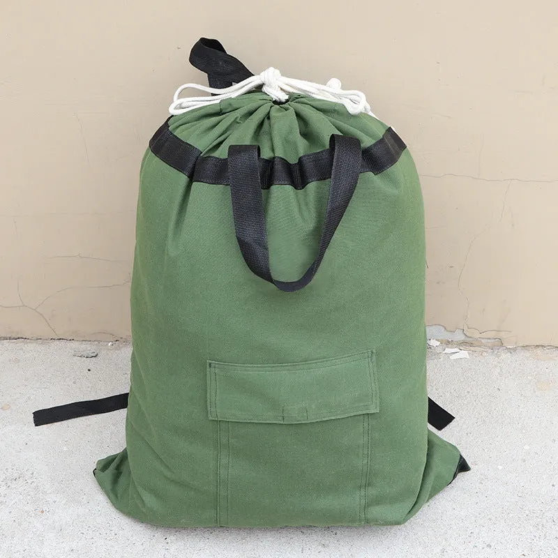 Bucket Backpack Men's Outdoor Camouflage Mountaineering Travel Bag Large Cloth Bag