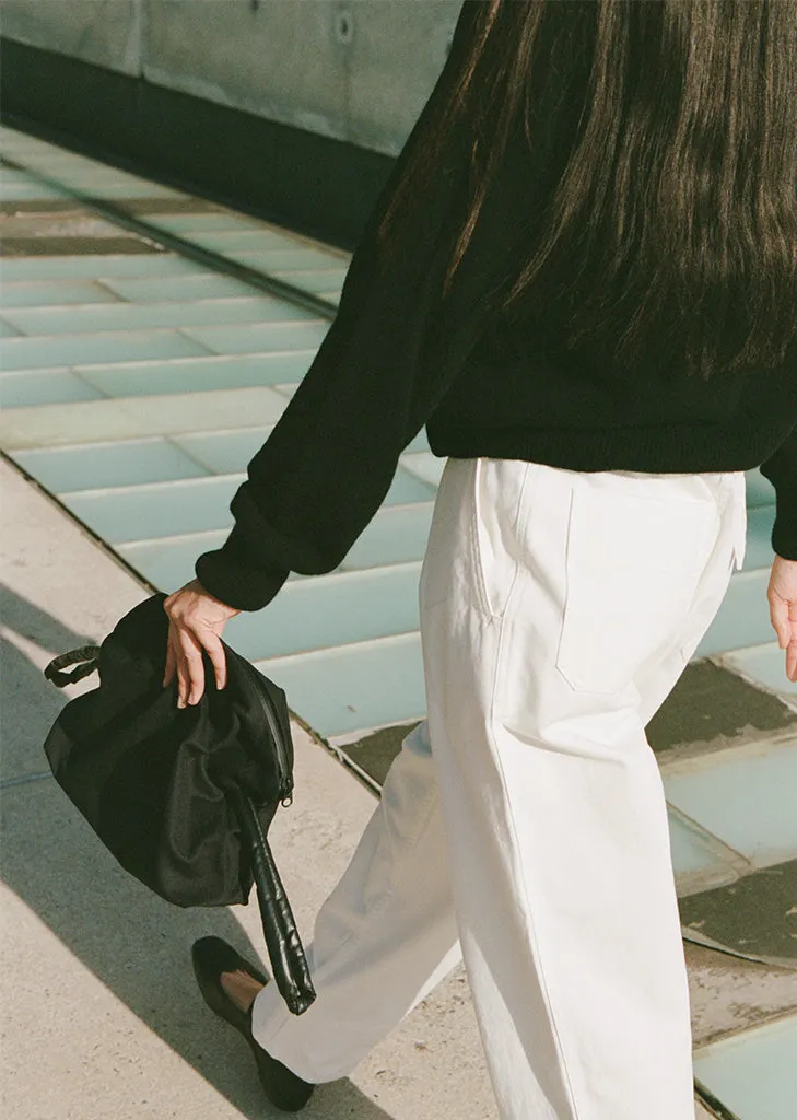 Canvas Pouch — Black / Oil Black