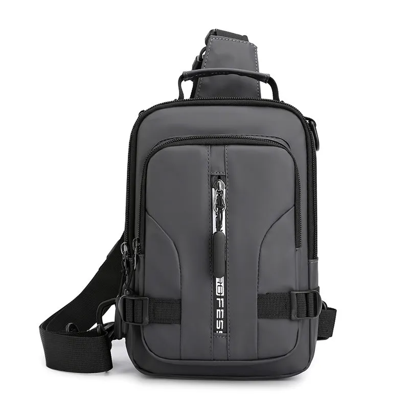 Casual Shoulder Bag Multi-Functional Small Backpack Outdoor Chest Bag Men