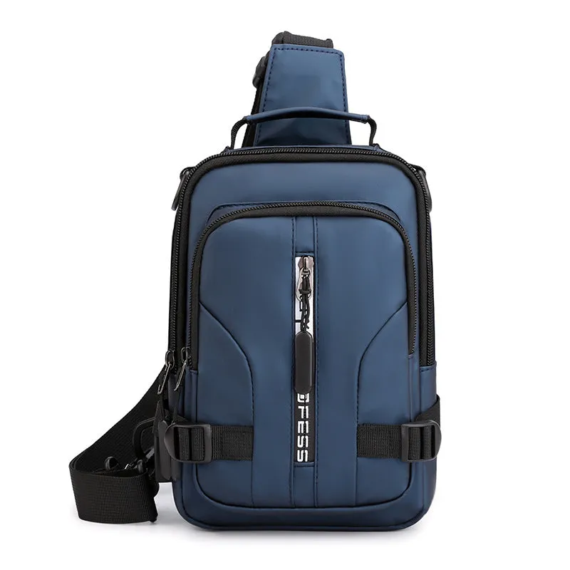 Casual Shoulder Bag Multi-Functional Small Backpack Outdoor Chest Bag Men