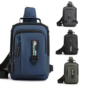 Casual Shoulder Bag Multi-Functional Small Backpack Outdoor Chest Bag Men