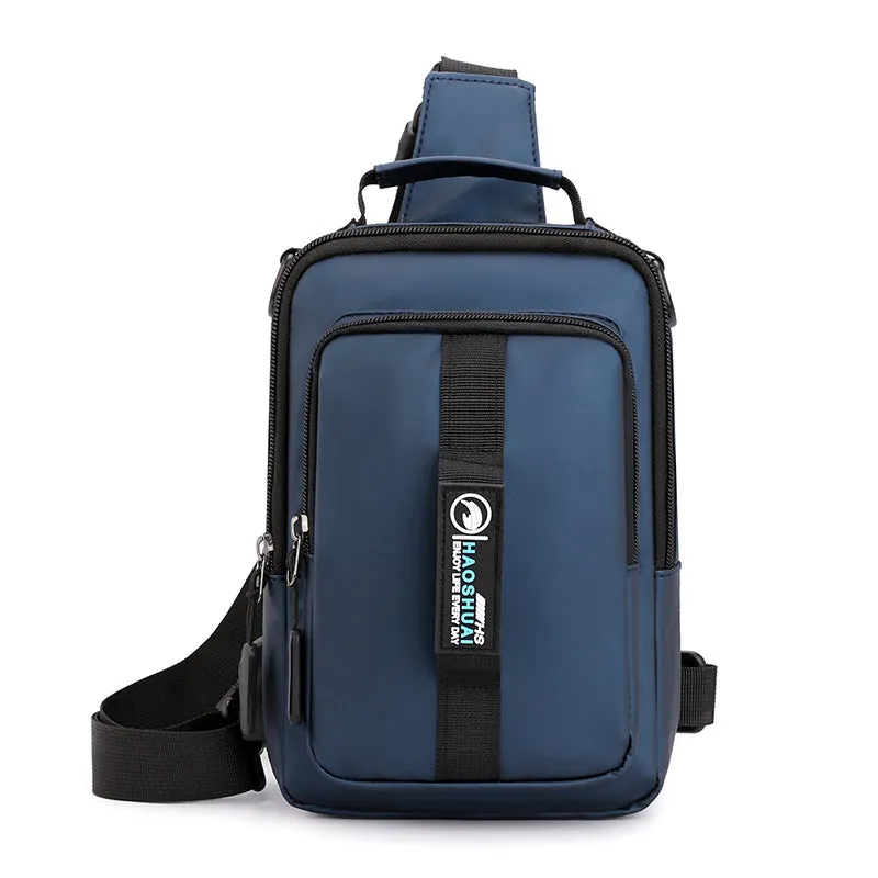 Casual Shoulder Bag Multi-Functional Small Backpack Outdoor Chest Bag Men