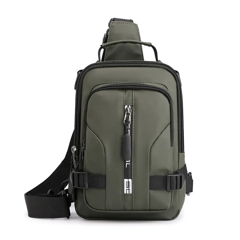 Casual Shoulder Bag Multi-Functional Small Backpack Outdoor Chest Bag Men