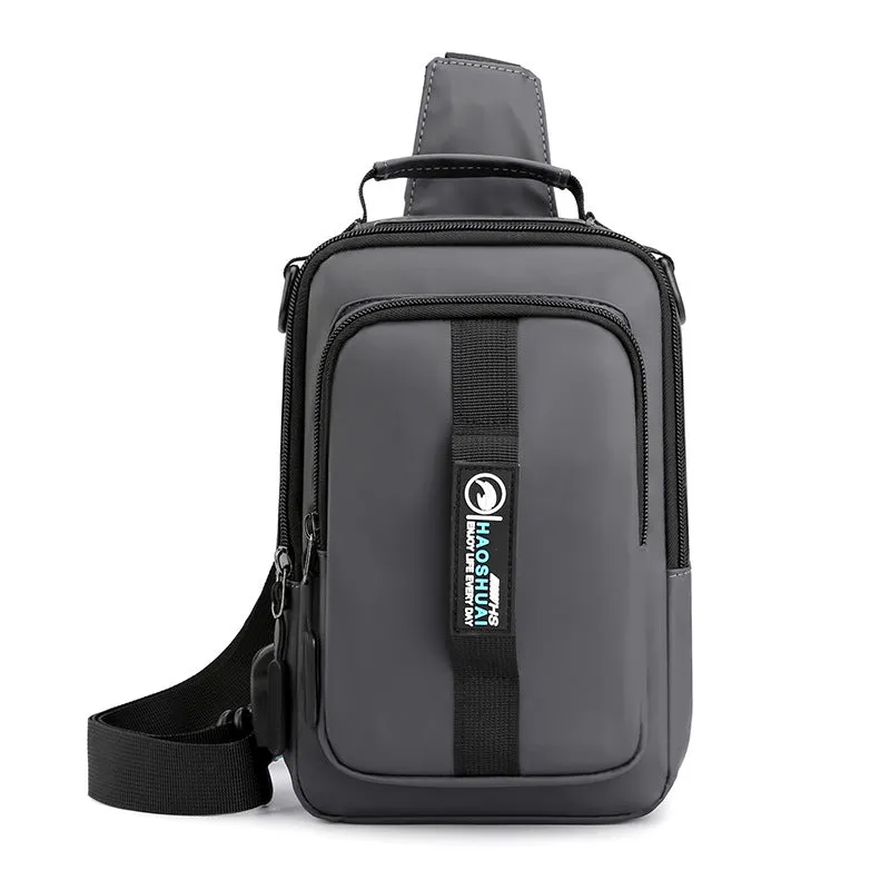 Casual Shoulder Bag Multi-Functional Small Backpack Outdoor Chest Bag Men