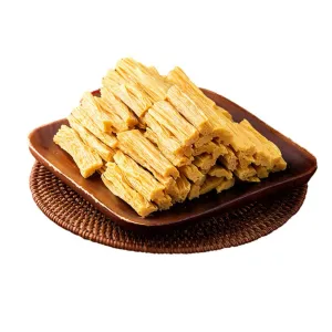Dried Beancurd Sticks, Non-Gmo Soybean Curd Skin, Natural Asian Tofu, Dried Yuba for Vegan, Good Source Of Protein (17.6oz/500g) (17.6)