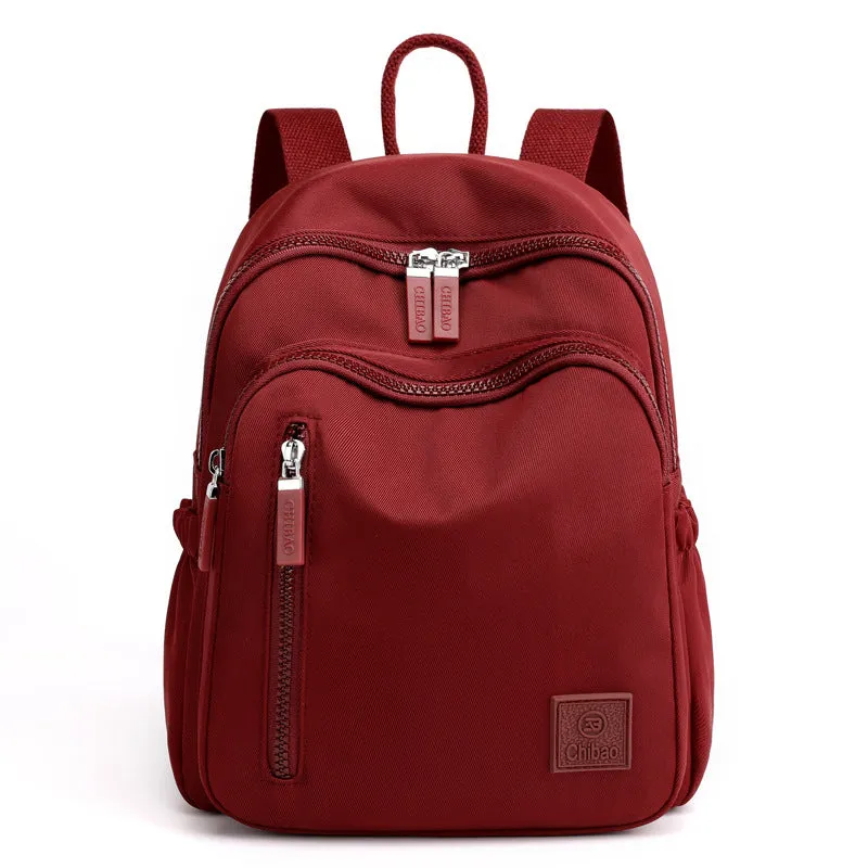 Fashionable All-Match Backpack Large Capacity Leisure Travel Women's Bags Portable and Simple
