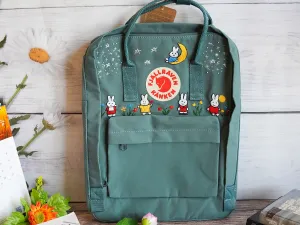 Fjallraven kanken backpack embroidered with miffy