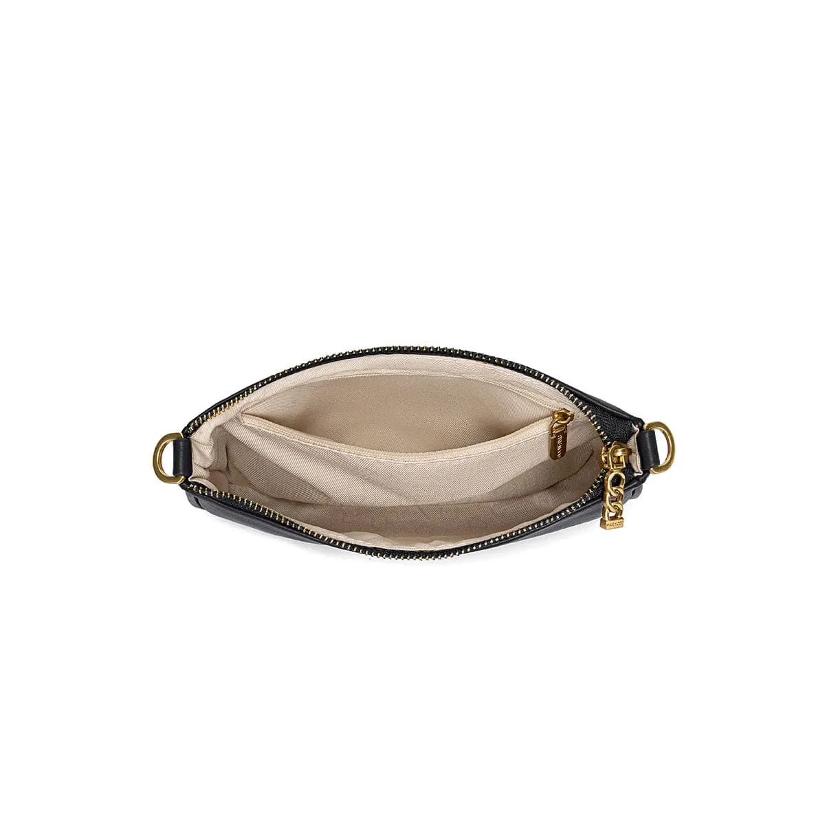 Francine Chain Crossbody - Black