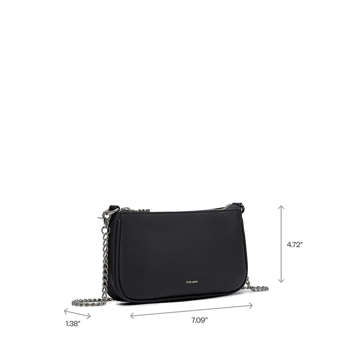 Francine Chain Crossbody - Black