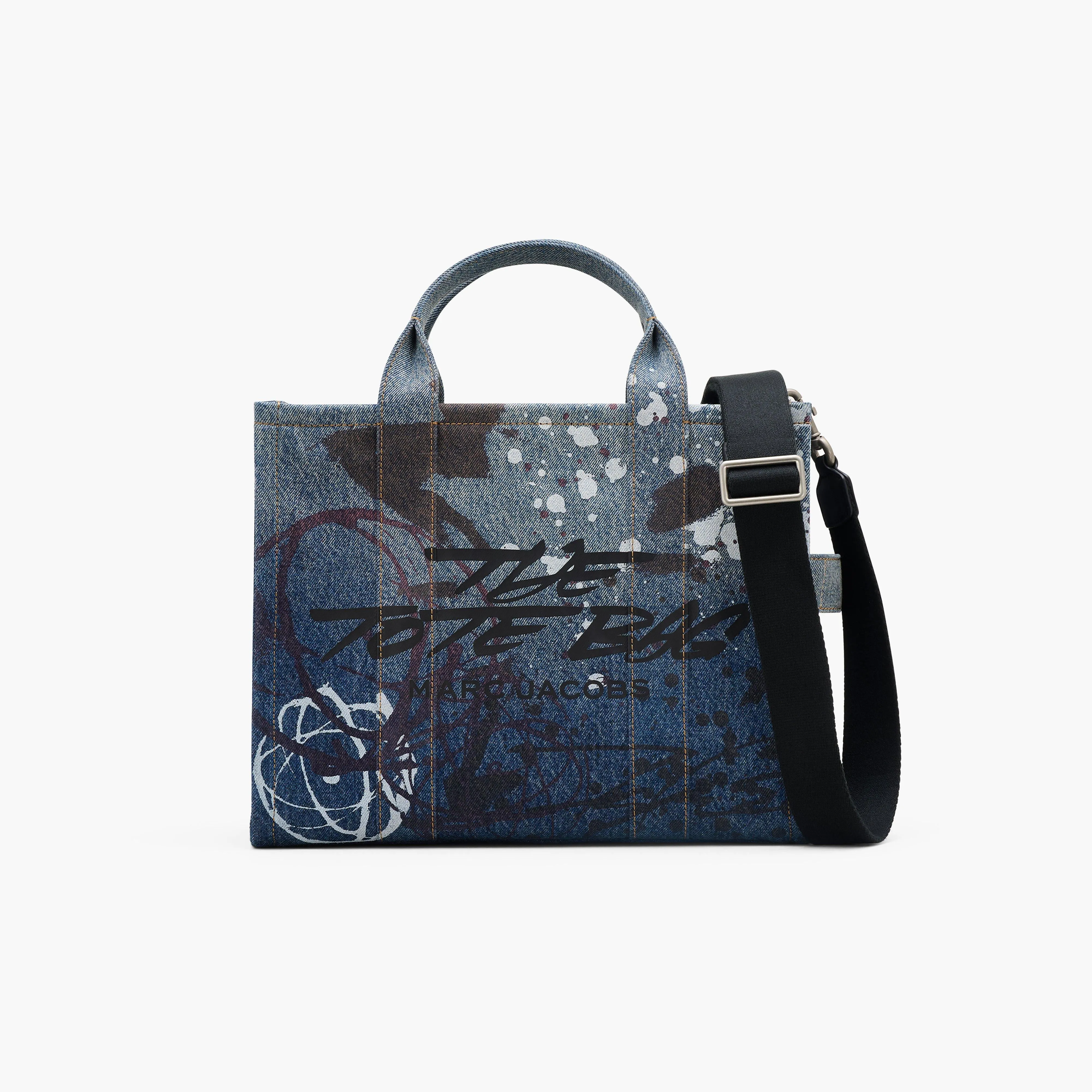 Futura x Denim MediumTote Bag in Indigo Multi