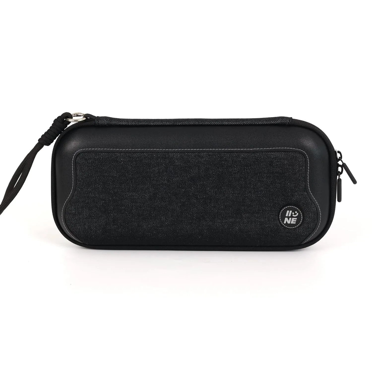IINE Carry Case for Switch 2 Console, Protective Hard Shell Travel Storage Pouch with Mesh Bag, Durable Protective Bag Switch 2 Accessories (Hybrid Case, Black)