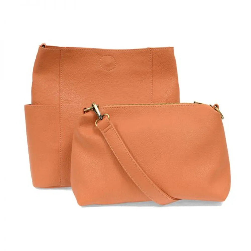 JOY KAYLEIGH SIDE POCKET BUCKET CORAL
