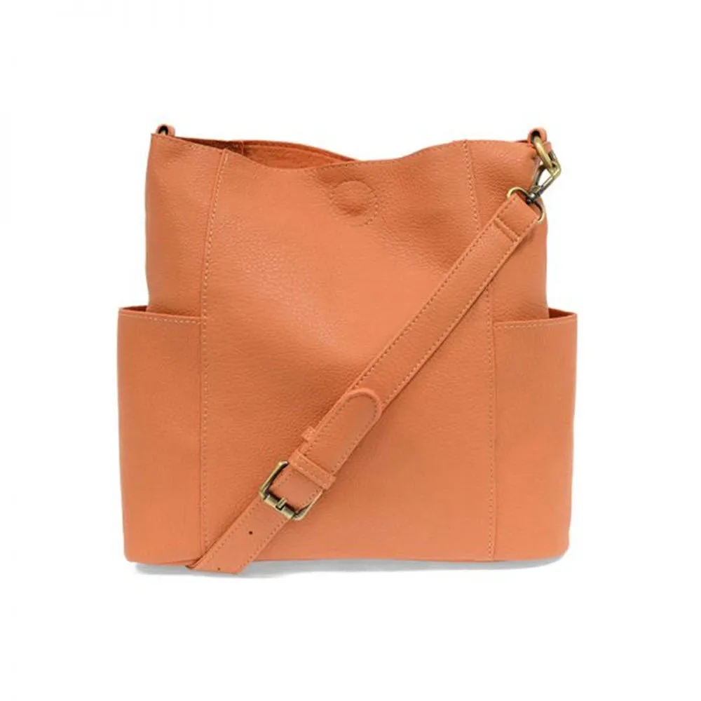 JOY KAYLEIGH SIDE POCKET BUCKET CORAL