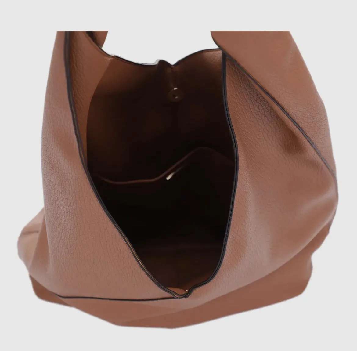 Katie Vegan Leather Twist Hobo