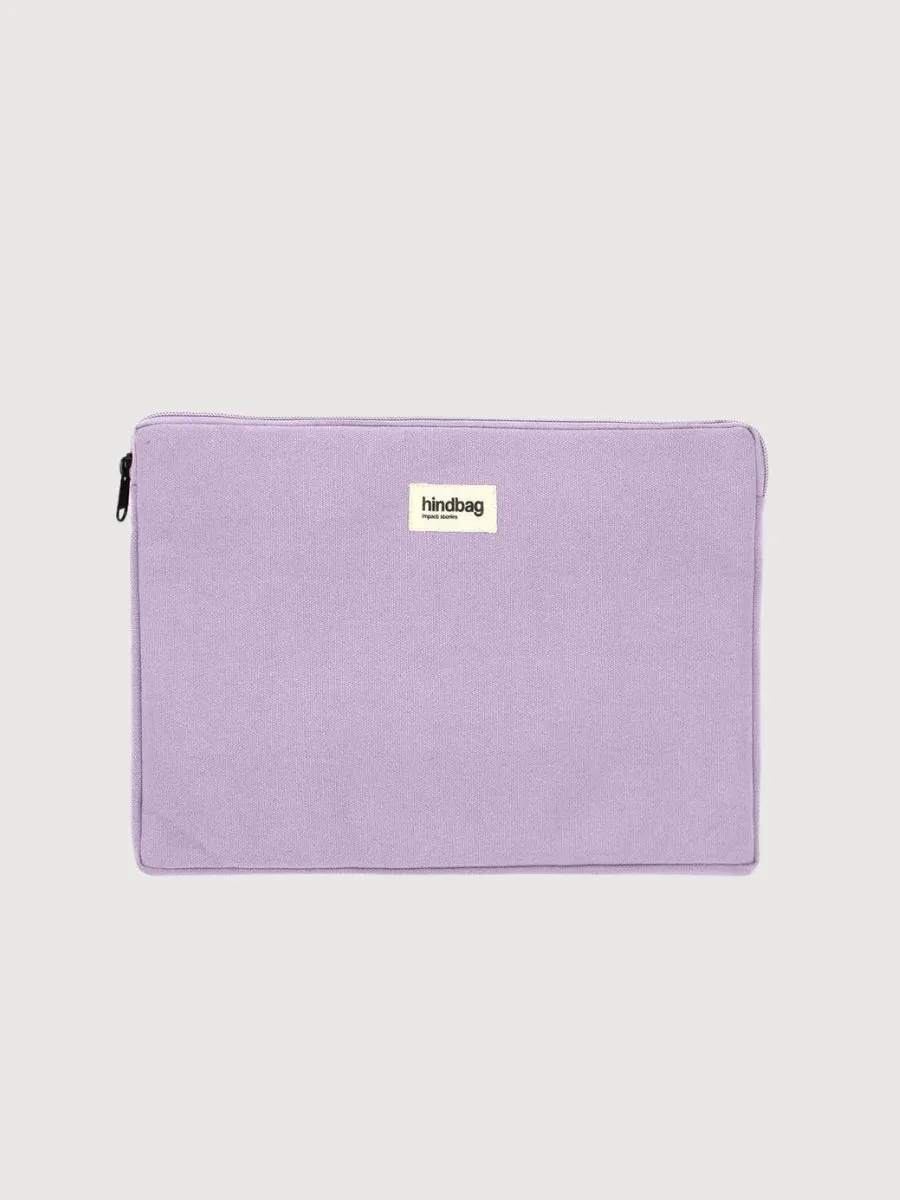 Laptop Case Ava S 13" Lilas Cotton Organic | Hindbag