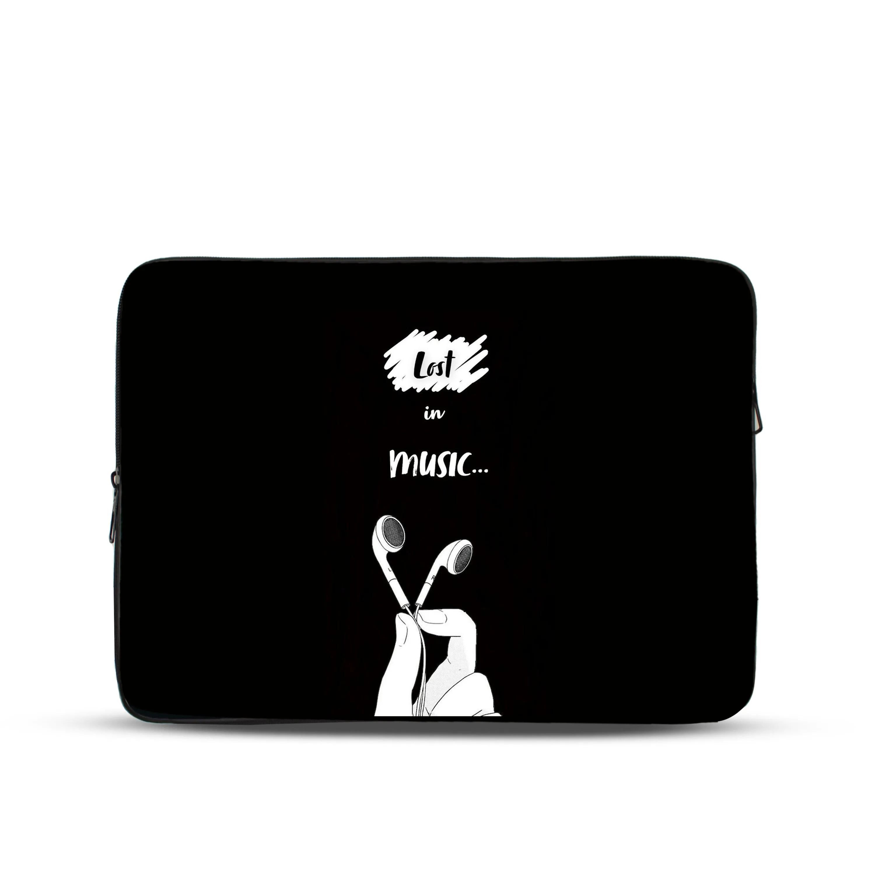 Lost In Music Double Side printed Laptop Sleeve with Vibrant Digital Prints – Protect Your Laptop in Style