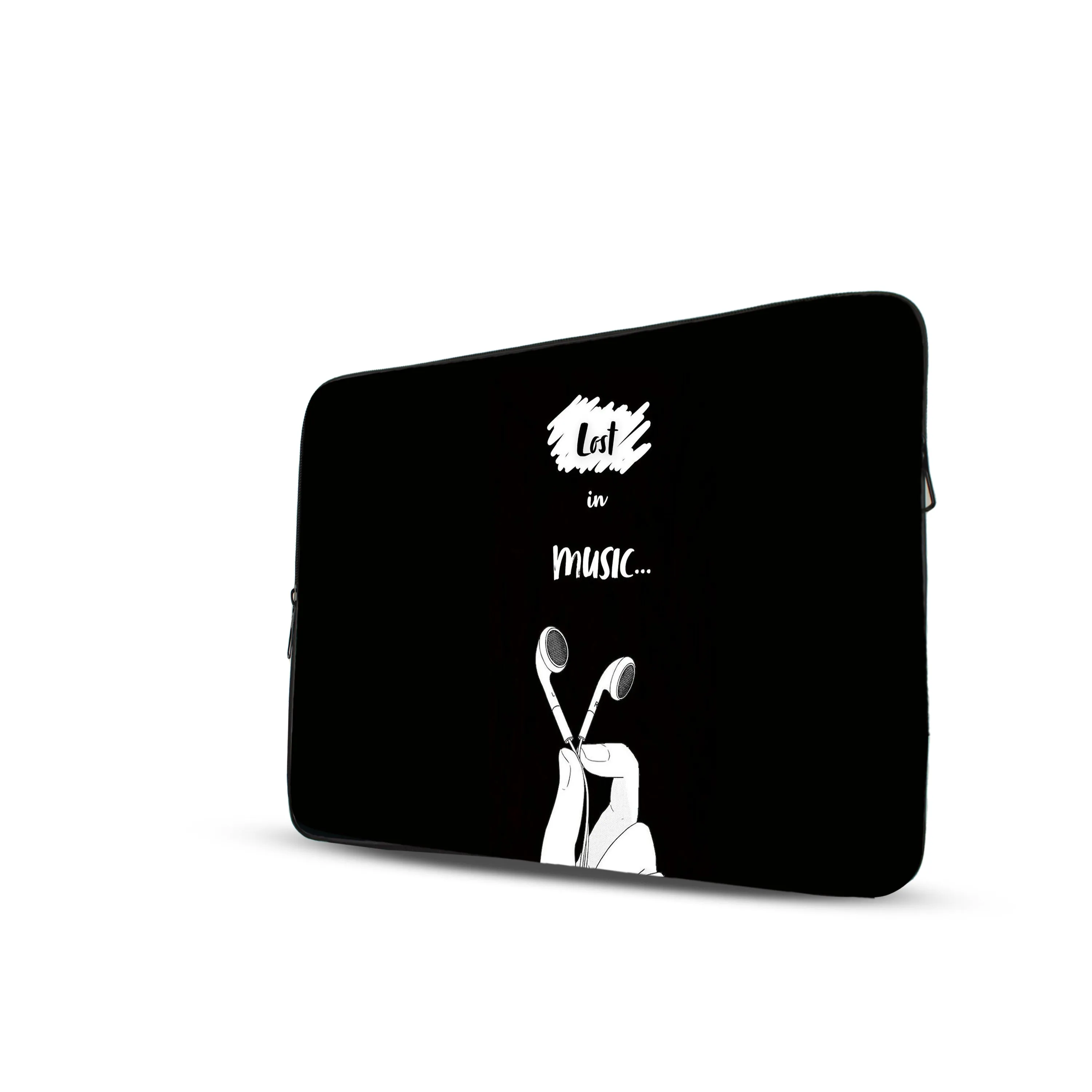 Lost In Music Double Side printed Laptop Sleeve with Vibrant Digital Prints – Protect Your Laptop in Style