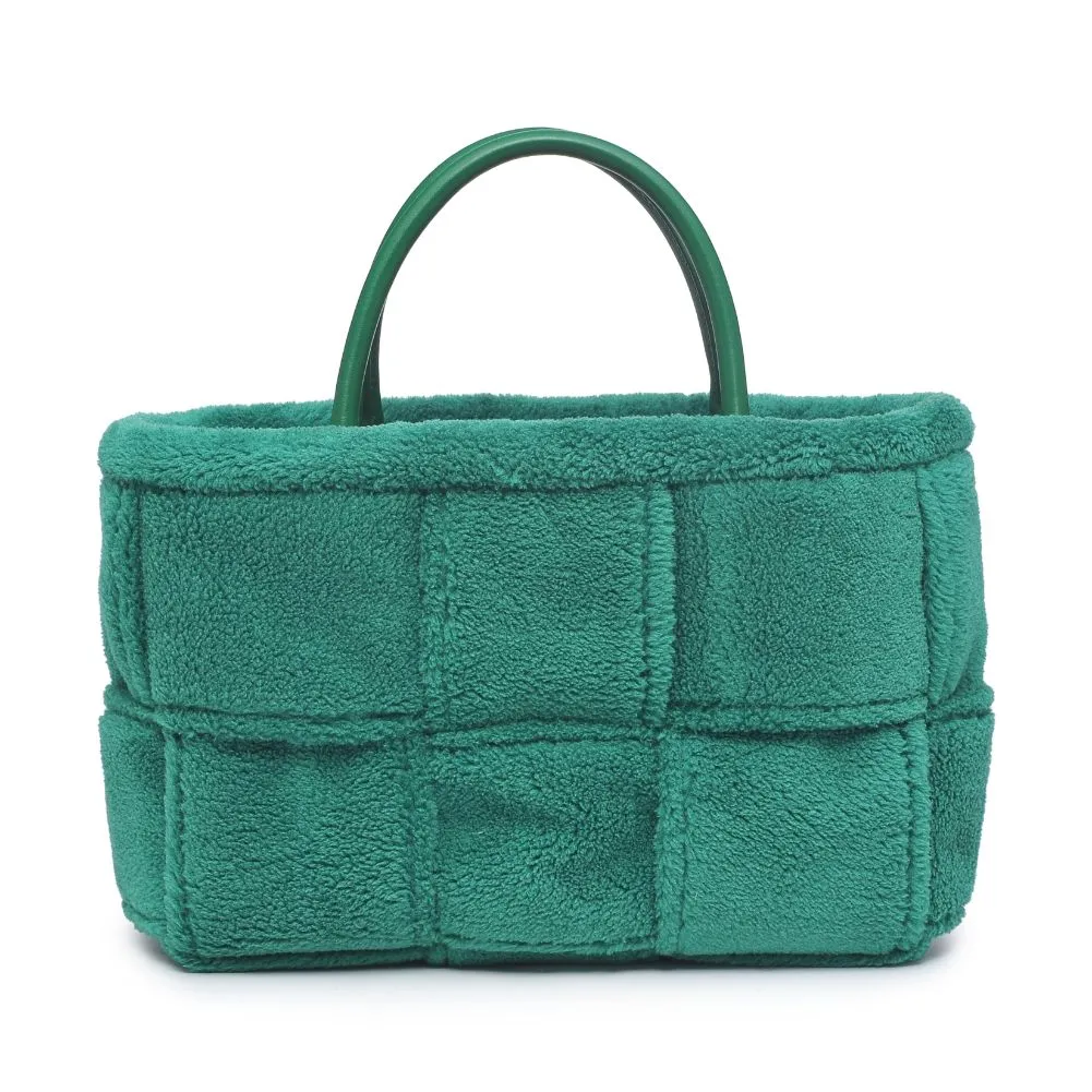 Malvina Teddy Woven Sherpa Tote Bag