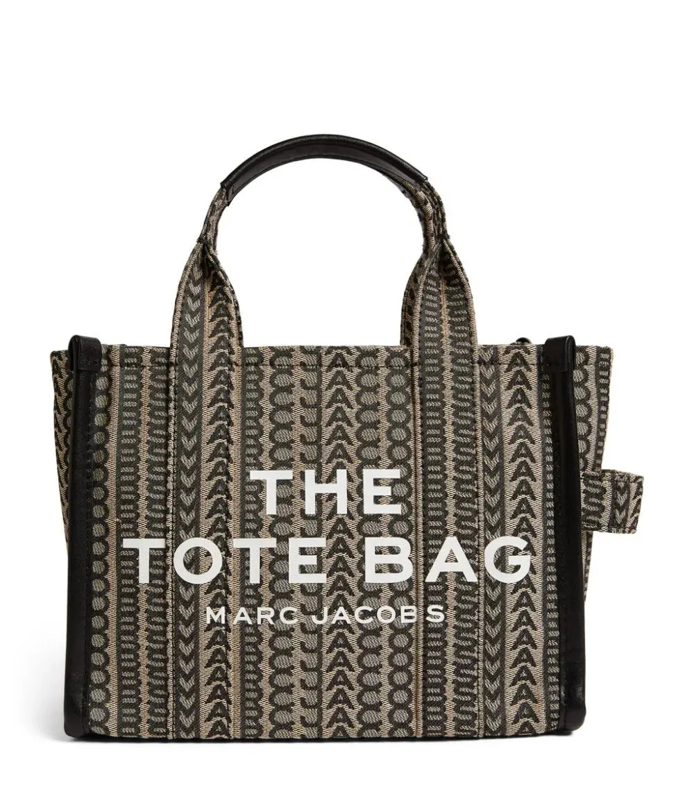 MARC JACOBS MONOGRAM TOTE BAG - BROWN