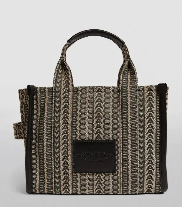 MARC JACOBS MONOGRAM TOTE BAG - BROWN