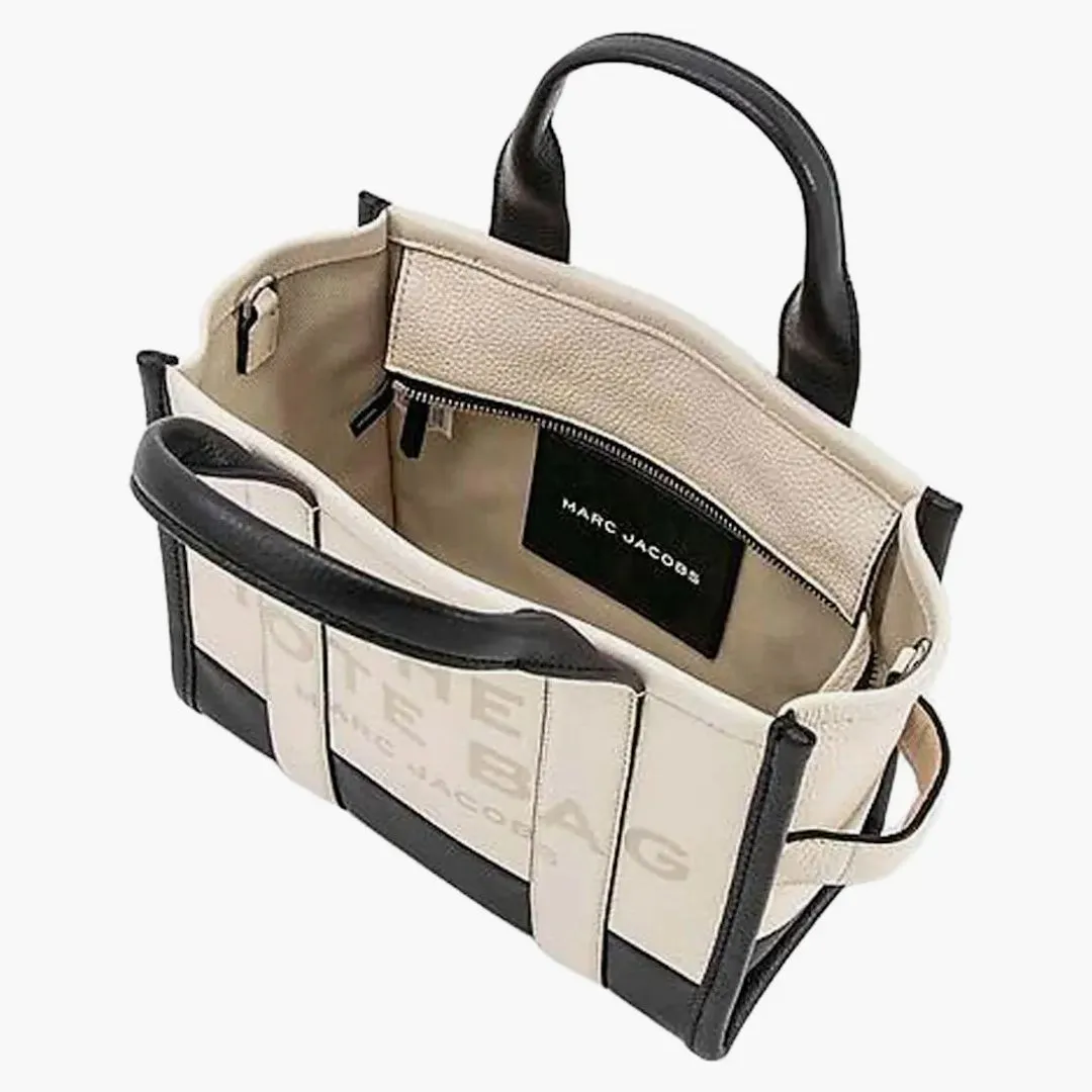 Marc Jacobs The Colorblock Small Tote Bag Black/natural