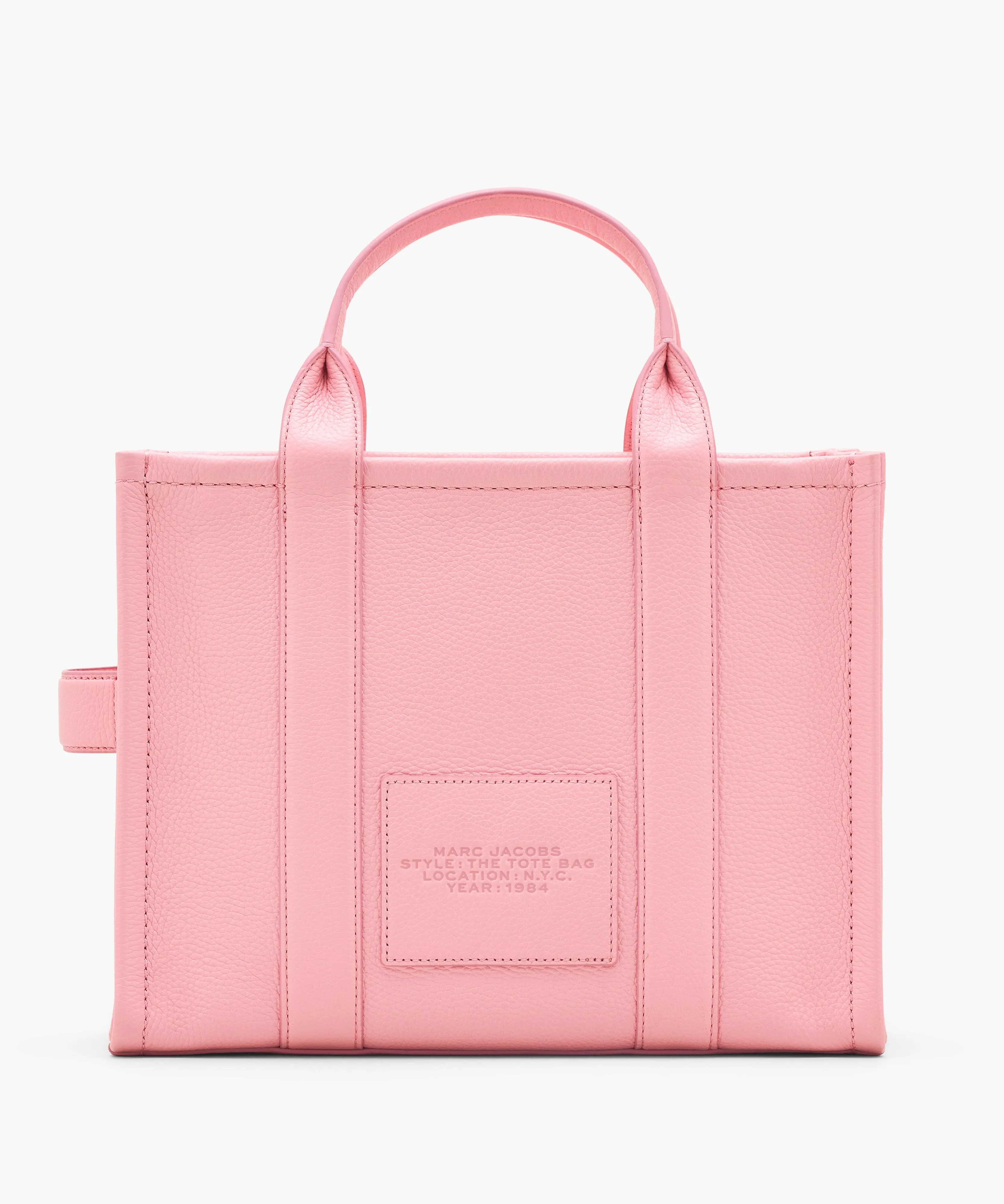 MARC JACOBS  - The Leather Medium Tote Bag H004L01PF21- 669 - Ribbon Pink