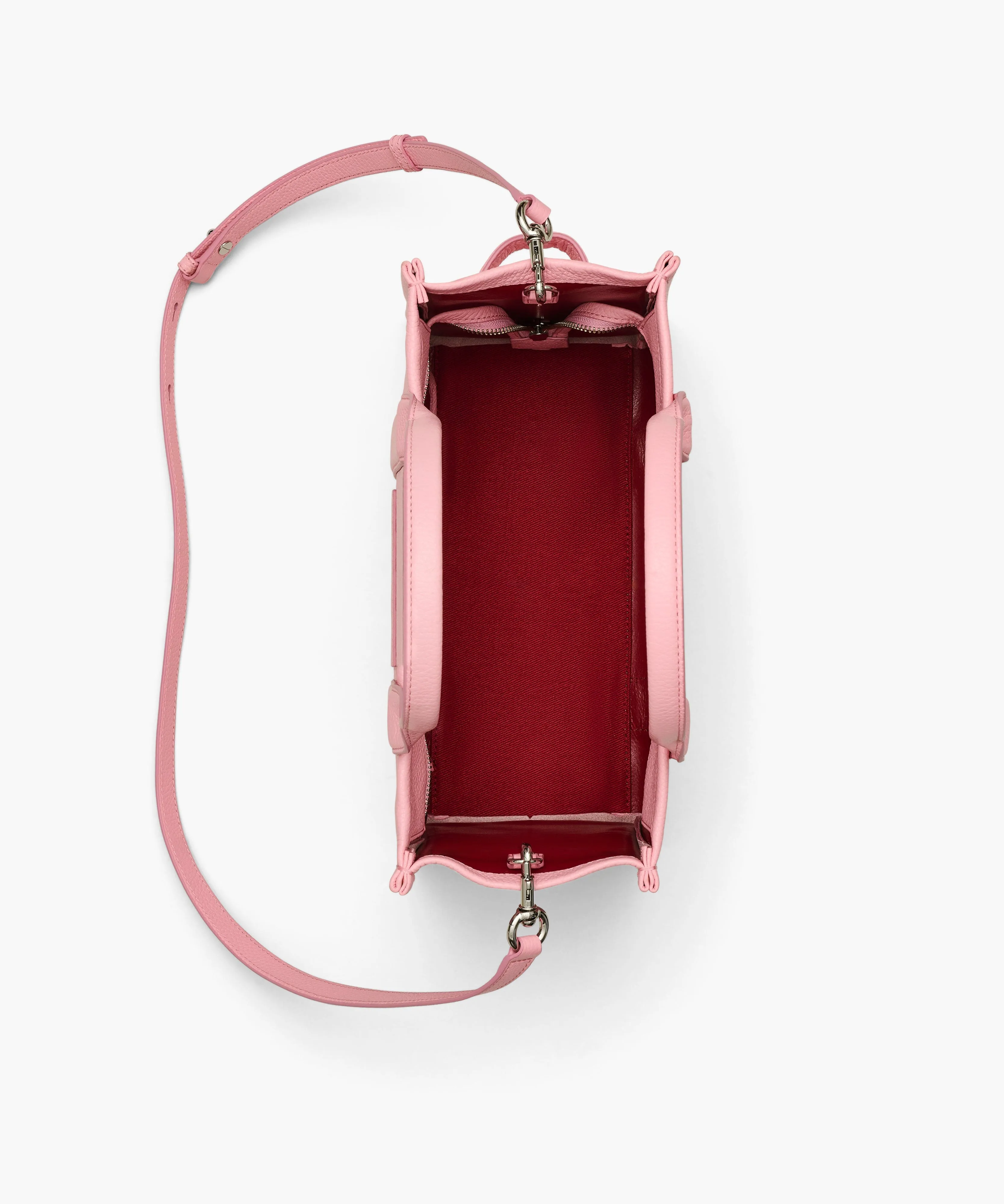 MARC JACOBS  - The Leather Medium Tote Bag H004L01PF21- 669 - Ribbon Pink