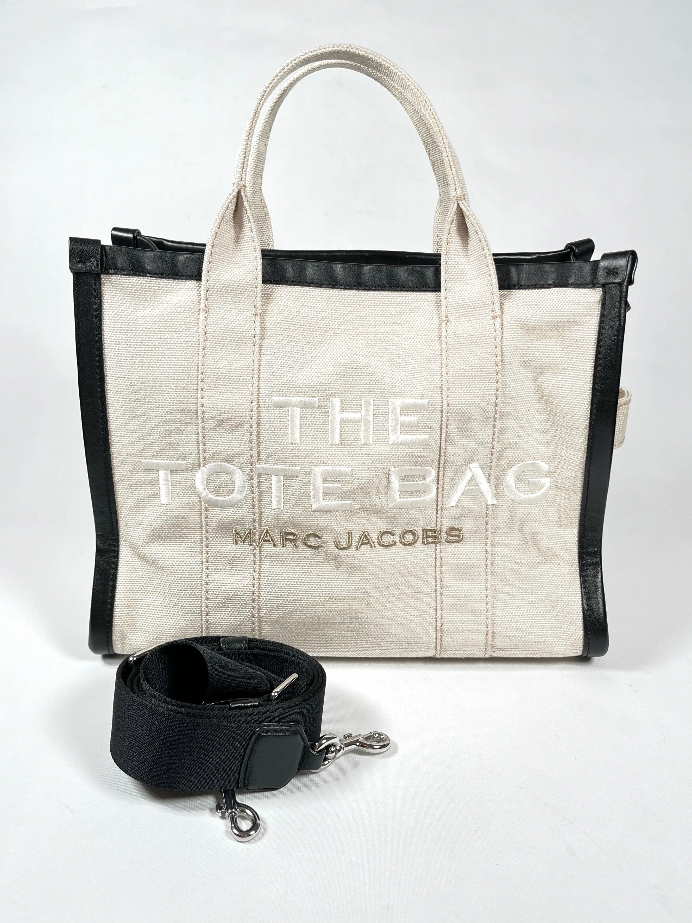 MARC JACOBS - THE MEDIUM CANVAS TOTE BAG