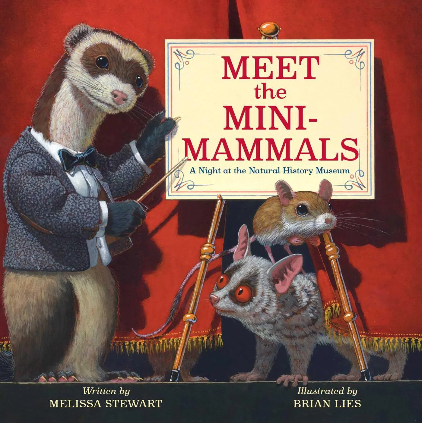 Meet the Mini-Mammals: A Night at the Natural History Museum Hardcover – Picture Book, March 4, 2025