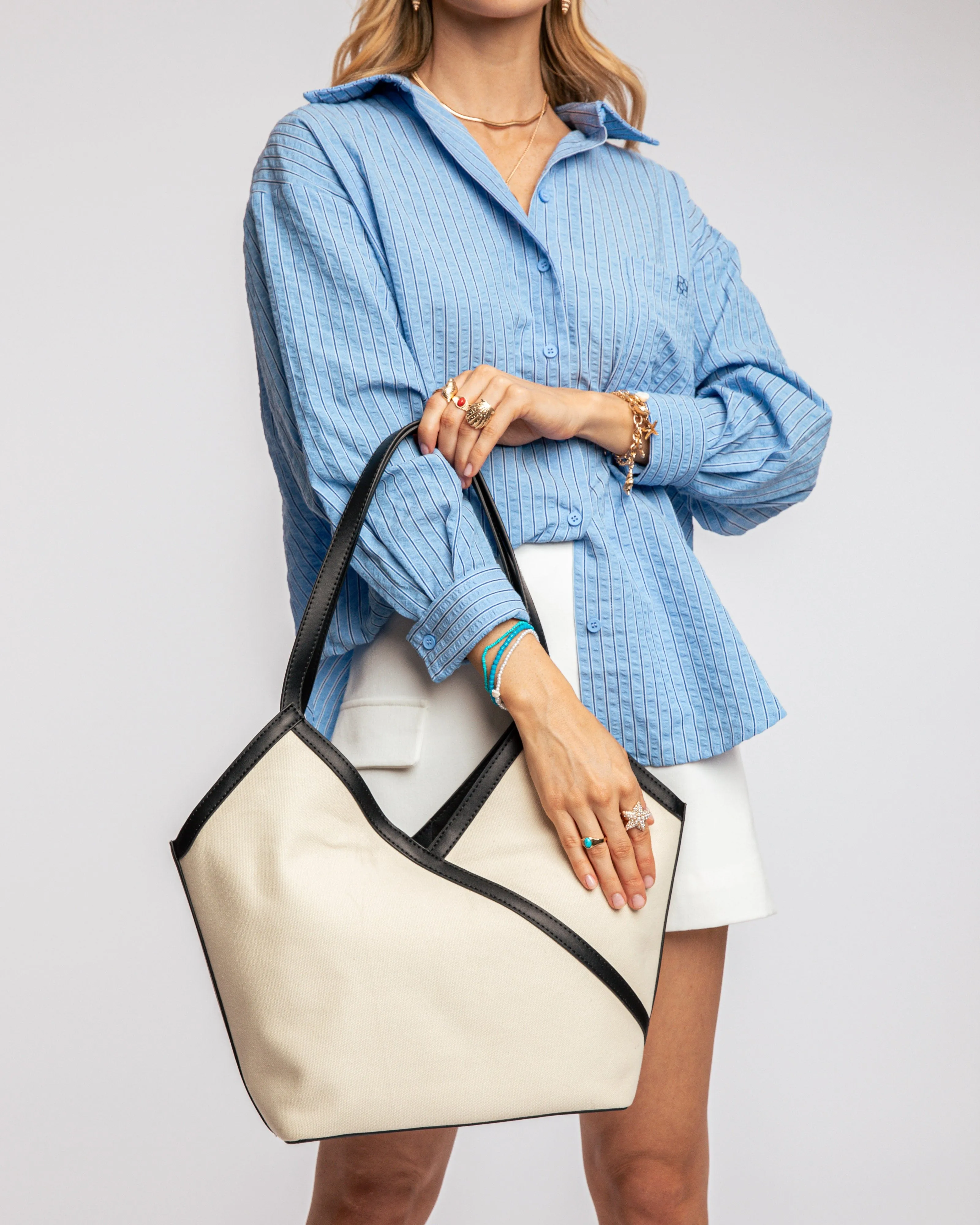 Multi Colour Tia Large Slouch Bag