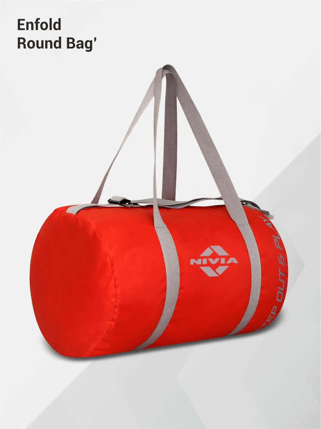 NIVIA Enfold 01 Round Bag 18L (Red/Grey)