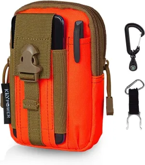 Outdoor Tactical Holster Military Molle Hip Waist Belt Bag Wallet Pouch Purse Phone Case for Compact Subcompact Pistols Guns Concealed Carry Waist Pack/Holster