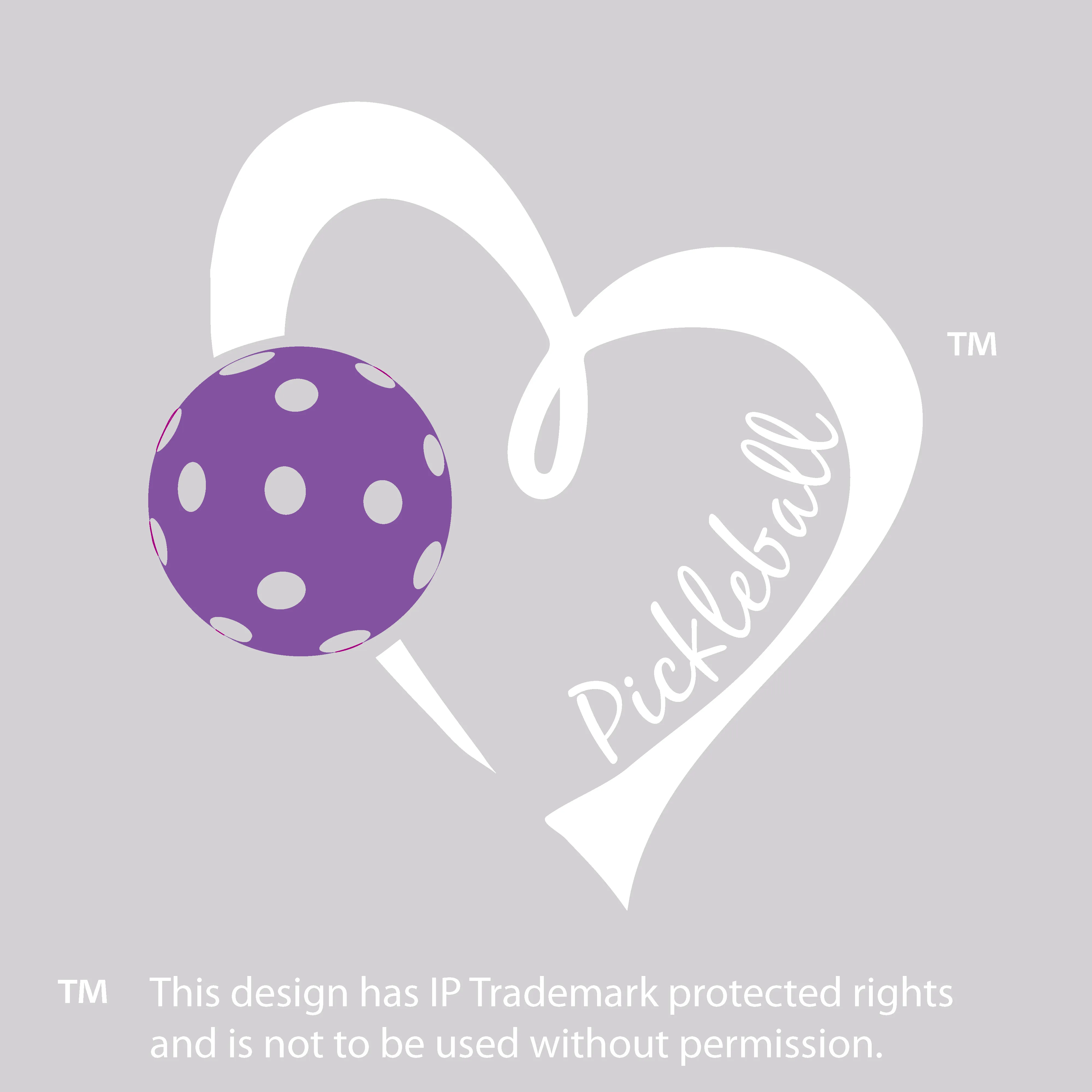 Pickleball Love (Purple) | Pickleball Sports Duffel | Medium Size Court Bag