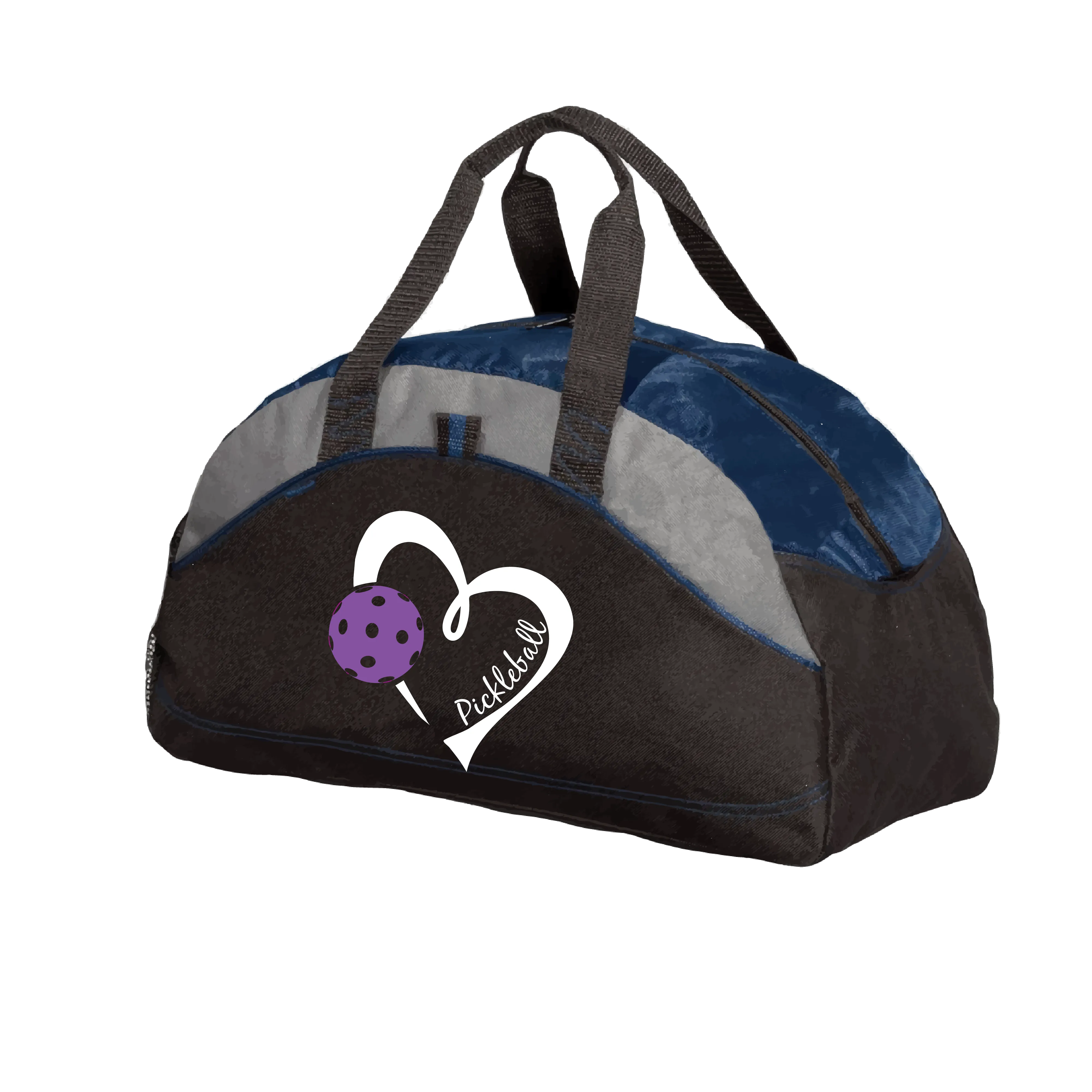 Pickleball Love (Purple) | Pickleball Sports Duffel | Medium Size Court Bag