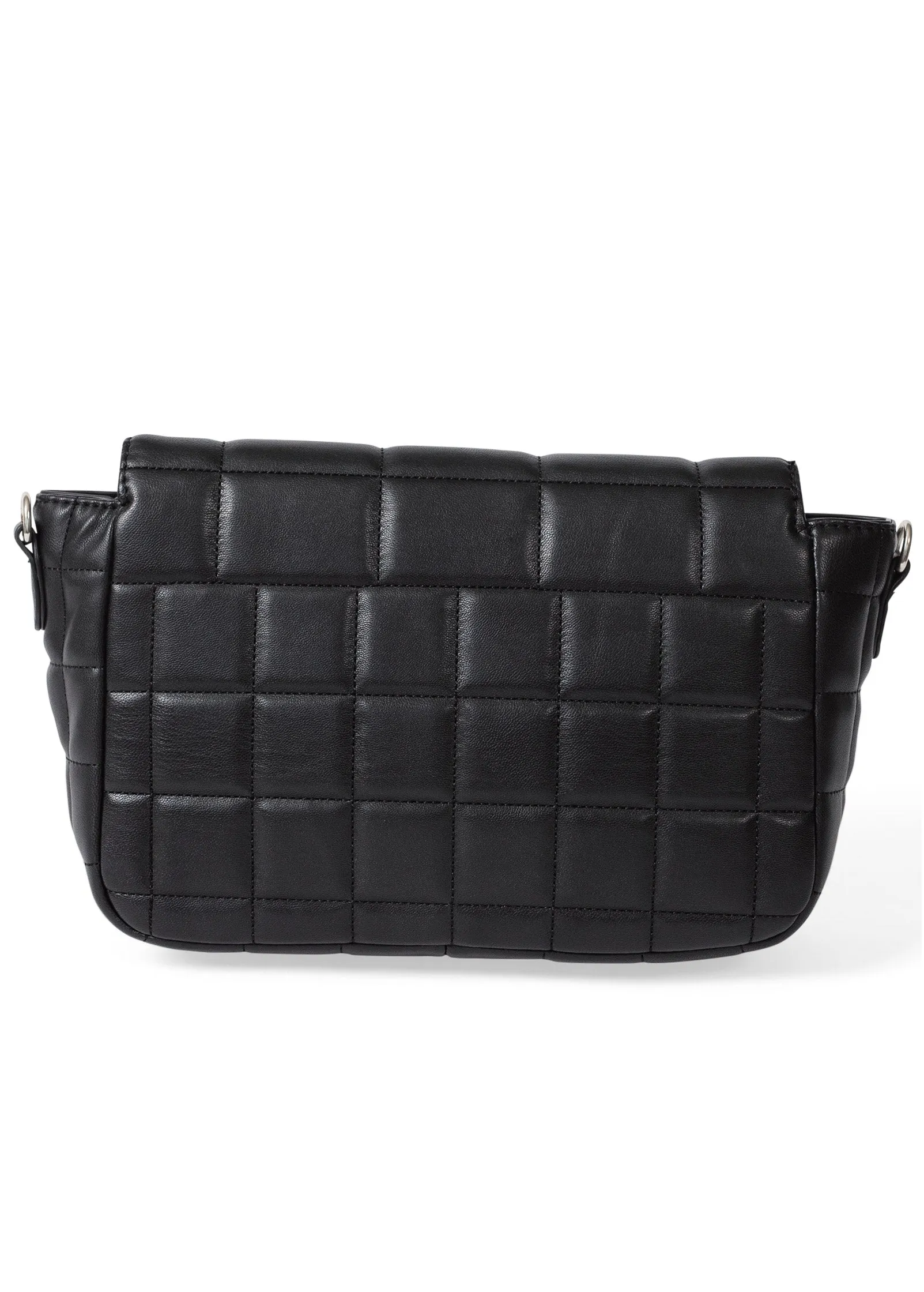 Quilted Chain Handbag - Black